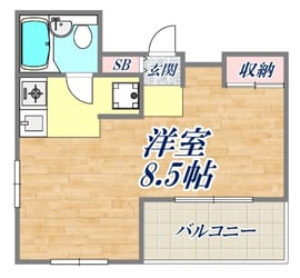 レジデンシア甲子園口の物件間取画像